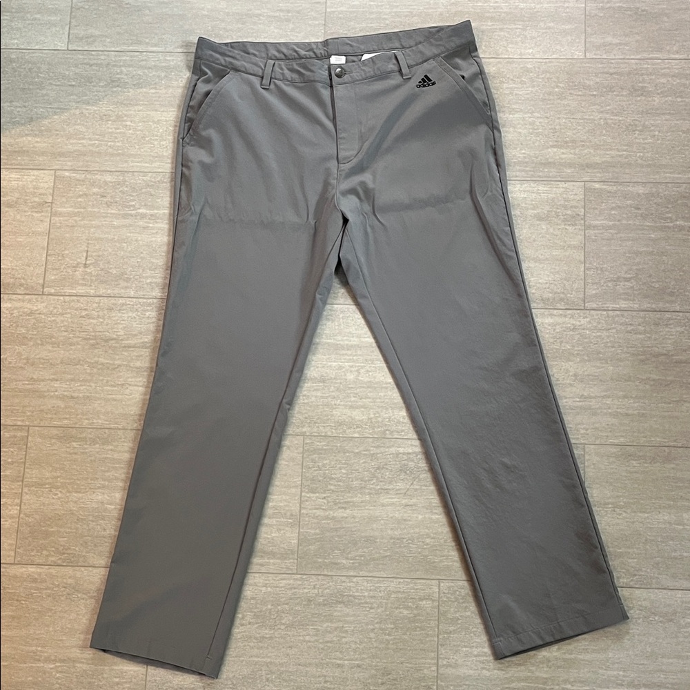 Adidas Men's Charcoal Tapered Golf Pants